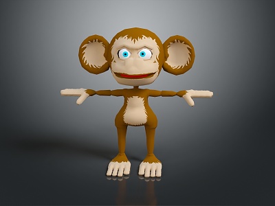 Monkey Cartoon Monkey Anime Monkey Stylized Monkey Fantasy Style Monkey Toy model