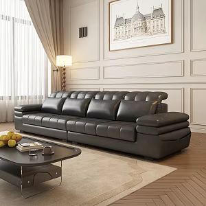 Antique Sofa Leather Sofa 3d model