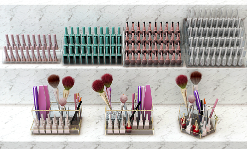 Modern Cosmetics Nail Shop Supplies 3d model