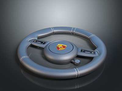 Steering wheel car steering wheel car parts life supplies 3d model