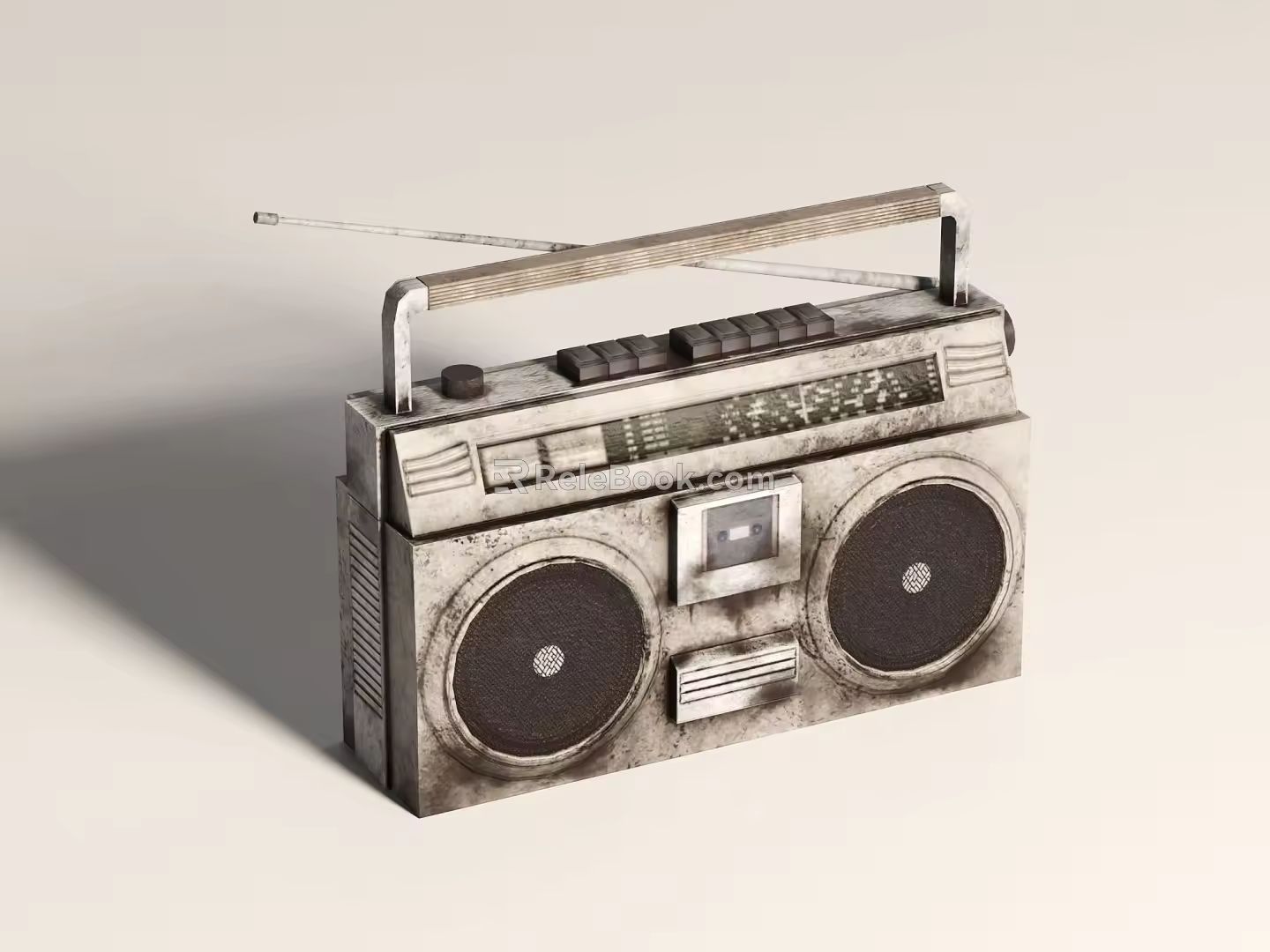Retro Do Old Recorder Radio 3d model