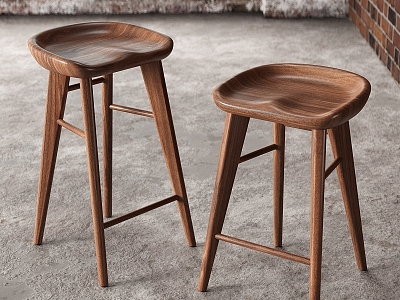 Modern Other w001876199 Weyand United Country Bar Stool Wooden Chair 3d model