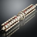 Advanced Aerospace Mechanical Structure with Cubic Modules and Central Ring Component for Space Exploration Missions