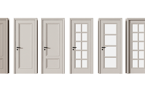 Jane O swing door 3d model