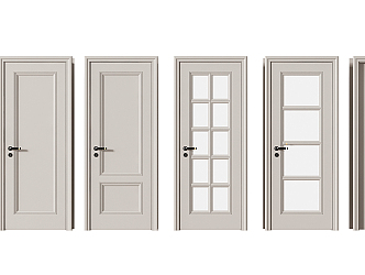 Jane O swing door 3d model