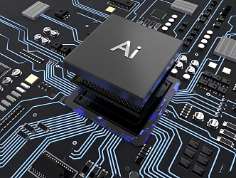 E-commerce chip AiCPU smart chip circuit board circuit board explosion diagram circuit technology chip electrical appliance computer intelligent equipment 3d model