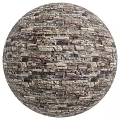 Decorative Stone Wall Components With Textured Surfaces And Various Color Options