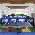 Indoor Sports Facility With DHS Table Tennis Tables For Fitness Training
