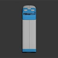 Medical Device Handheld Non Contact Forehead Thermometer With White And Blue Design For Temperature Check