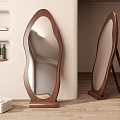 Mid-ancient full-body mirror 3d model