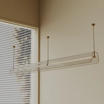 Modern chandelier 3d model