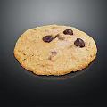 Golden Chewy Chocolate Chip Cookie With Melty Chocolate Chips And Crispy Edges