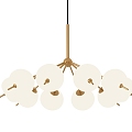 Light Luxury Chandelier 3d model