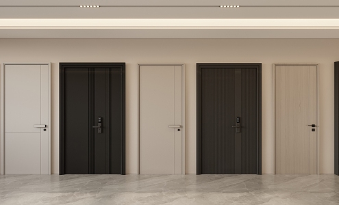 Modern door 3d model