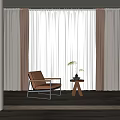 curtain fabric curtain gauze curtain fabric curtain 3d model