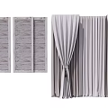 Modern Curtains 3d model