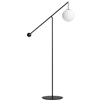 Luceplan modern floor lamp minimalist floor lamp glass floor lamp metal floor lamp fishing lamp 3d model