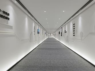 Modern Corridor House Access 3d model