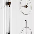 Light Luxury Clock 3d model