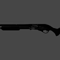 Custom Weapon Shotgun With Graffiti Artwork And Distressed Color Finish Design