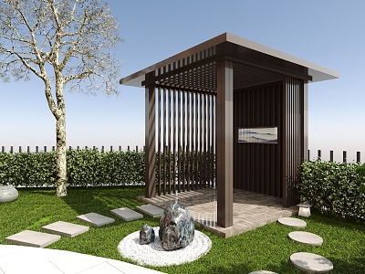 Garden Pavilion 3d model