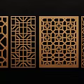 Modern Decorative Room Dividers With Intricate Geometric Laser Cut Design Patterns