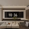 Modern Open Dining Living Room Interior Design With Marble Table Pendant Lights And Large Windows