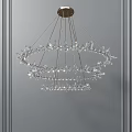 Elegant Crystal Chandelier With Multi Tiered Metal Frame And Sparkling Design