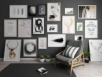 Photo Wall 3d model