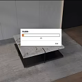 Modern coffee table 3d model