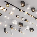 Various Designs of Modern Downlights and Spotlights for Ceiling Lighting