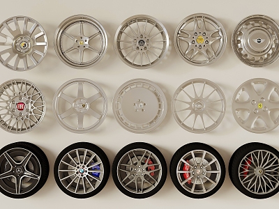 automobile wheel hub model