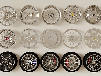 automobile wheel hub 3d model