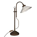 Sleek Metal Floor Lamp With White Conical Shade And Sturdy Base Design