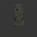 Modern Main Battle Tank Military Vehicle With Armored Plating Cannon And Tracks