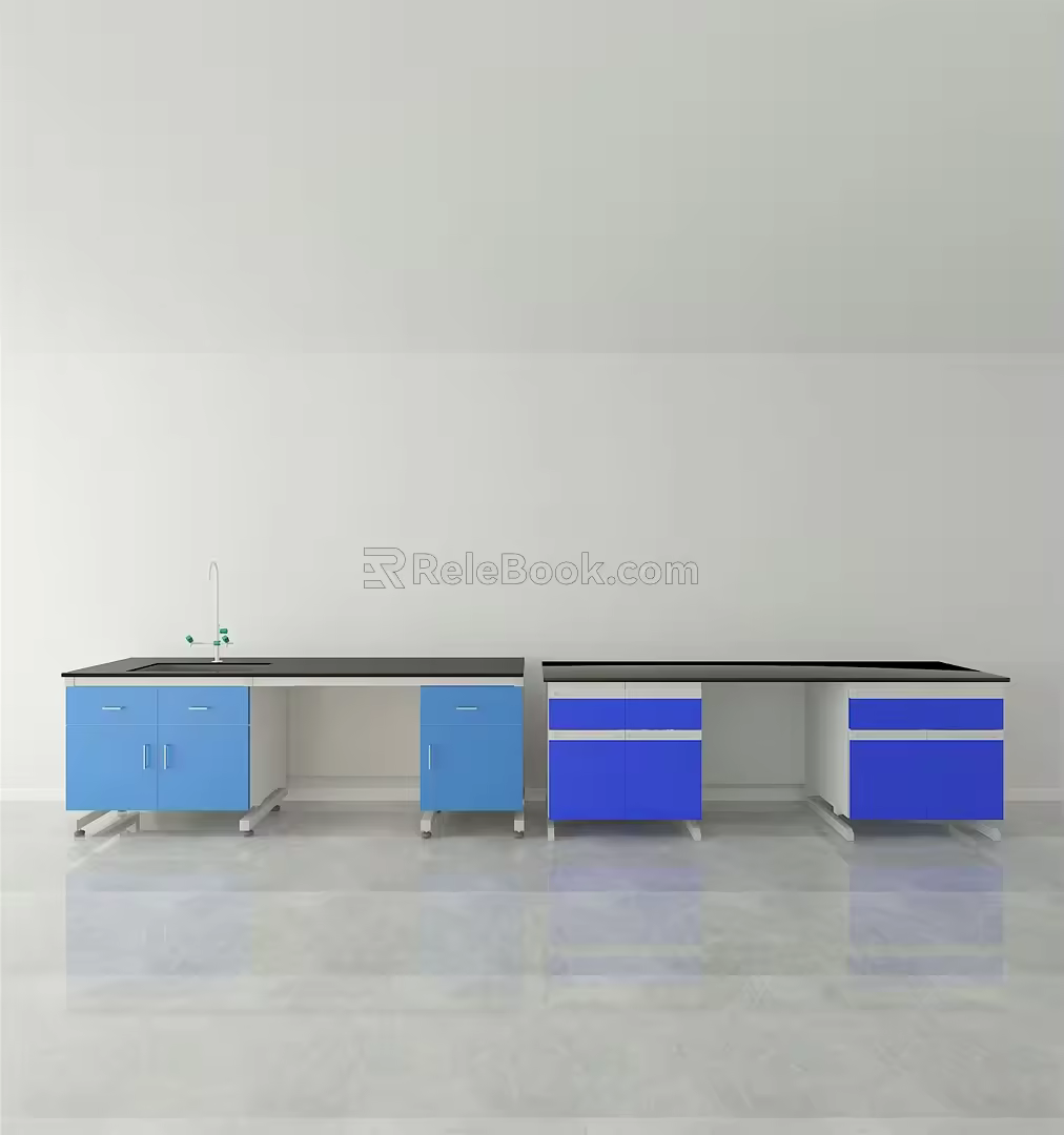 Modern Experiment Table 3d model