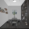 Modern Tobacco and Alcohol Store Interior with Shelves Displaying Wine Bottles Open Layout and Counter