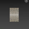 Classic Square Rug with Intricate Floral Pattern on Wooden Floor Against Gray Wall