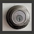 Kwikset Round Metal Door Handle With Lock Keyhole And Classic Design