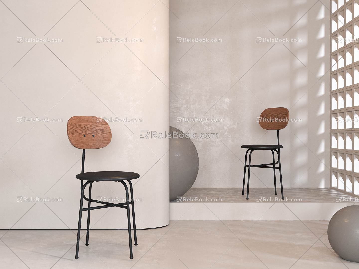 Modern Bar Chair Dining Chair model