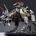 Modern robot science and technology sense mecha toy ornaments robot dog 3d model