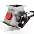 Electric control pipeline valve 3d model