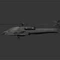 Military Helicopter With Single Main Rotor Tail Rotor Green Fuselage And Weapon Systems