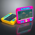 Modern game machine electronic chicken hand game machine hand game machine 3d model