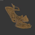 Outdoor Abstract Bronze Landscape Sculpture With Unique Artistic Irregular Hollow Design