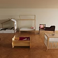 Various Wooden Children's Beds With House Shaped And Simple Designs
