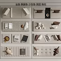 Modern Cushion Bay Window Cushion Sofa Cushion Futon Pillow Plush Toy 3d model