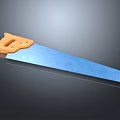 High Quality Hardware Tool Hand Saw With Wooden Handle And Blue Blade