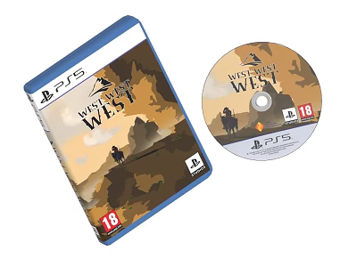Western Themed Card Game Entertainment For PS5 Western World West 18 Plus 3d model