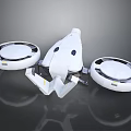 Modern Drones Sci-Fi Drones 3d model